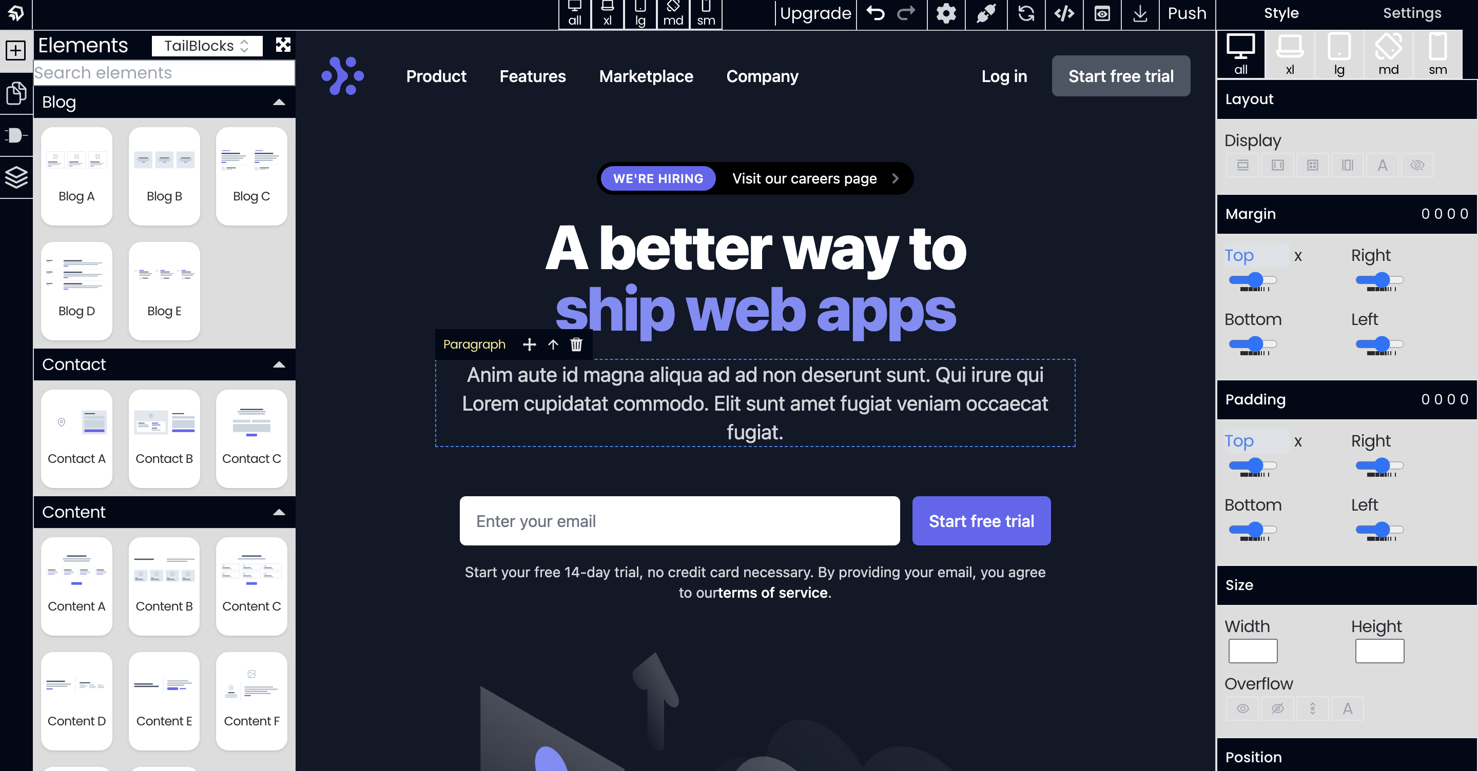App screenshot
